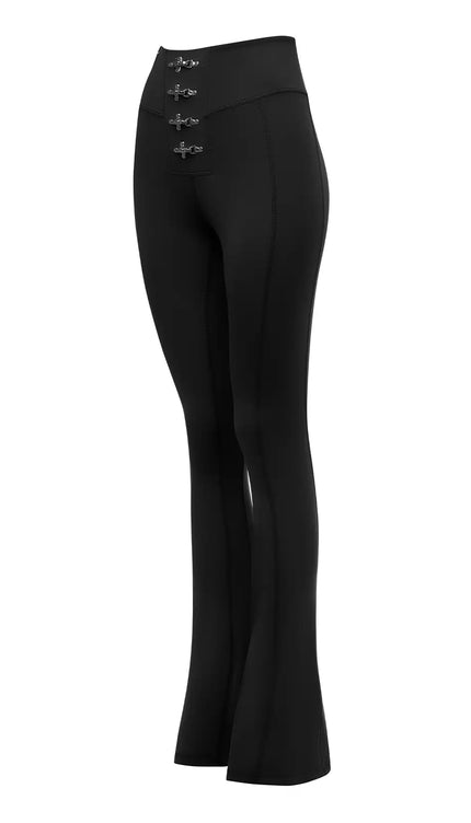 Gaia Flare Leggings Black