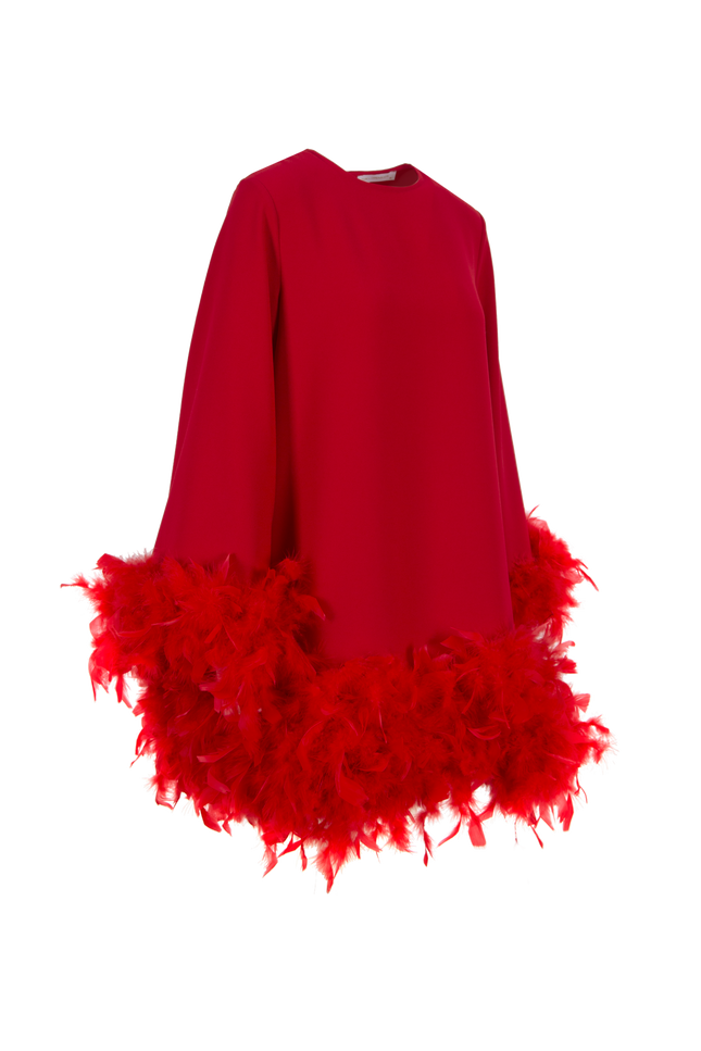 Zo Kaz Tüylü Elbise