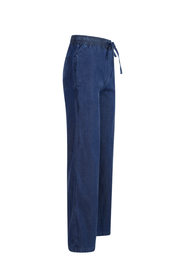 Kot Geniş Lacivert Pantolon