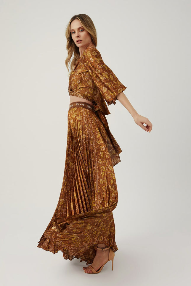 Kahverengi Gafre Etek