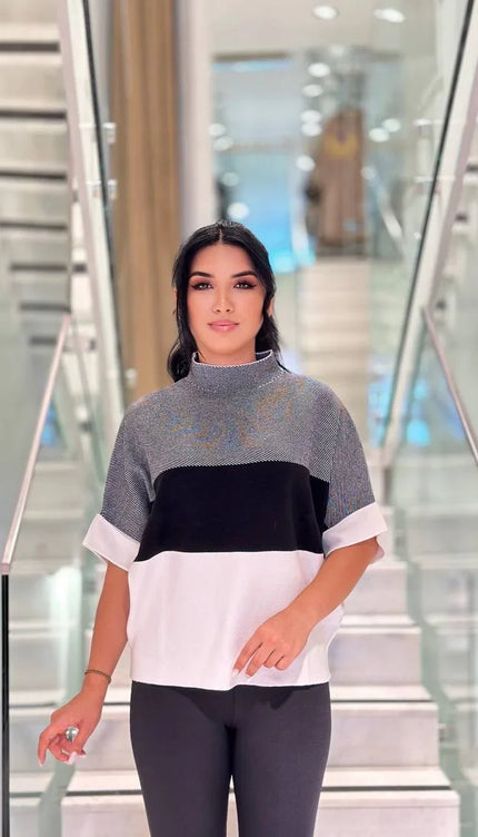 Yarım Balıkçı Yaka Triko Kazak