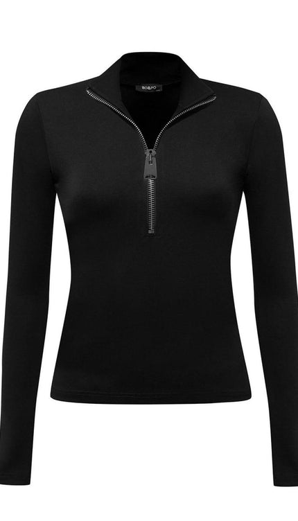 LEİA TOP BLACK - Mona Zyp