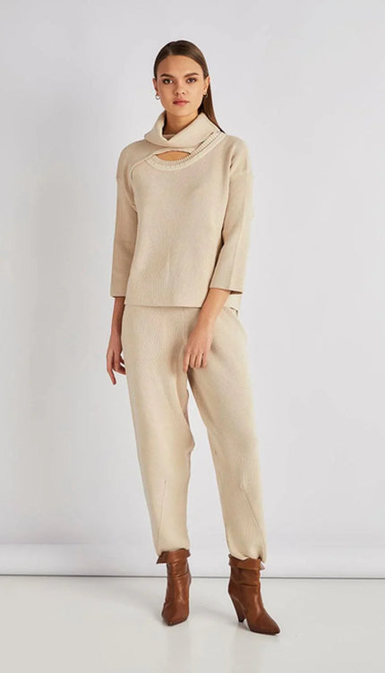 PENCERE DETAYLI TRİKO - Mona Zyp