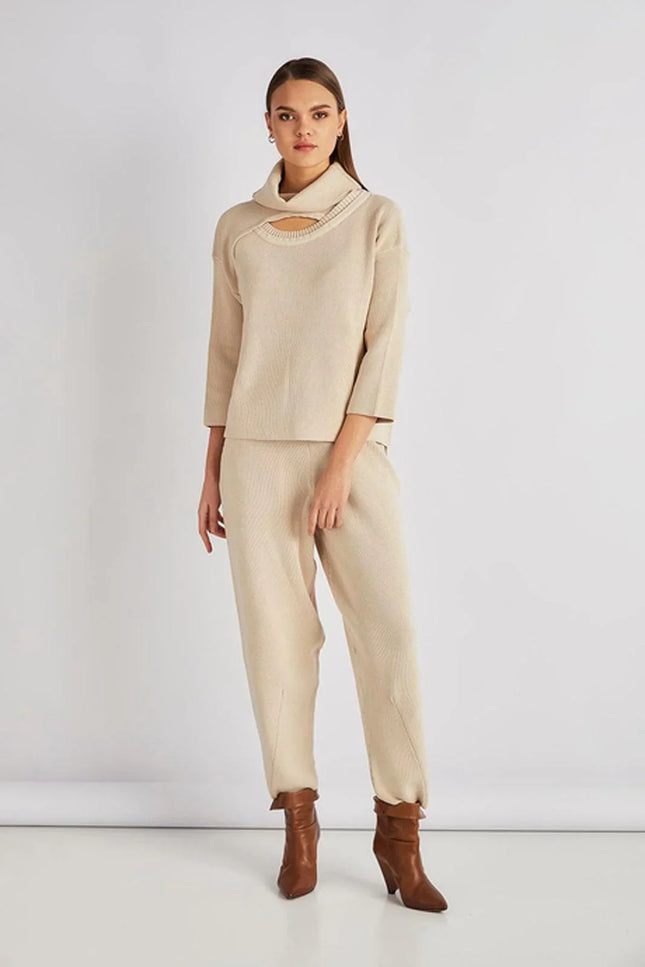 PENCERE DETAYLI TRİKO - Mona Zyp