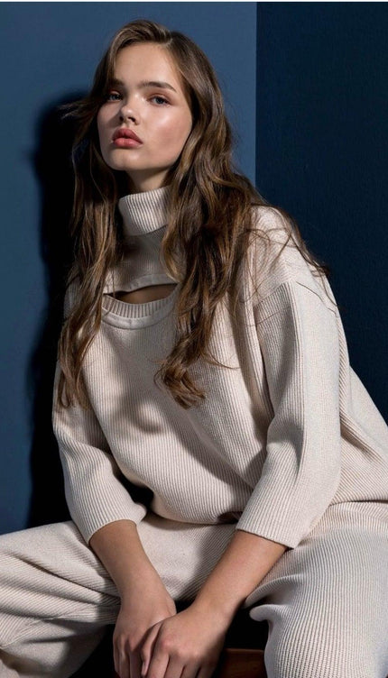 PENCERE DETAYLI TRİKO - Mona Zyp