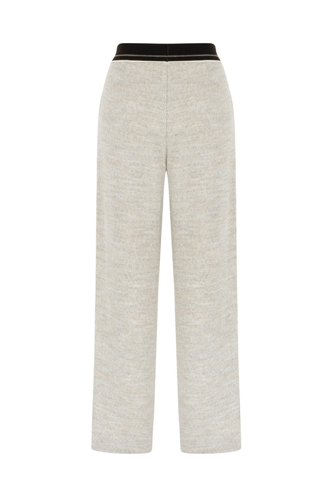 LASTİKLİ TRİKO PANTOLON - Mona Zyp