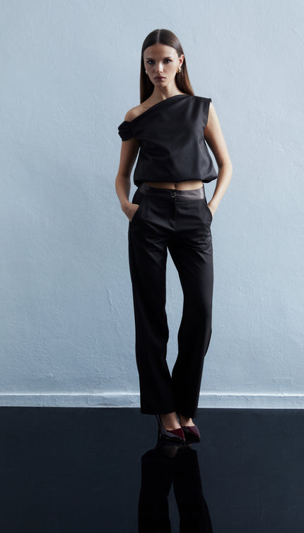 Chic Saten Pantolon