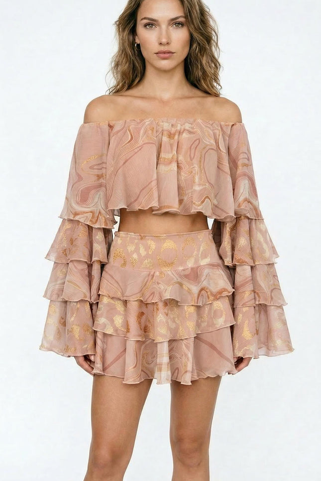 Breeze Crop & Mini Skirt