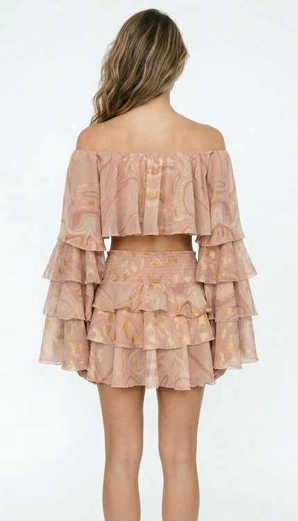 Breeze Crop & Mini Skirt