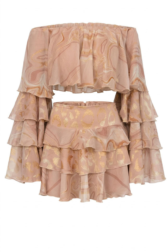 Breeze Crop & Mini Skirt