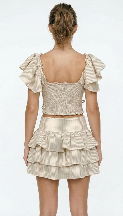Echo Crop & Mini Skirt