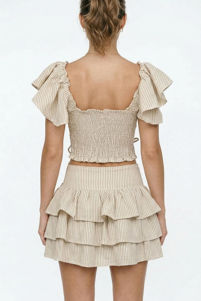 Echo Crop & Mini Skirt