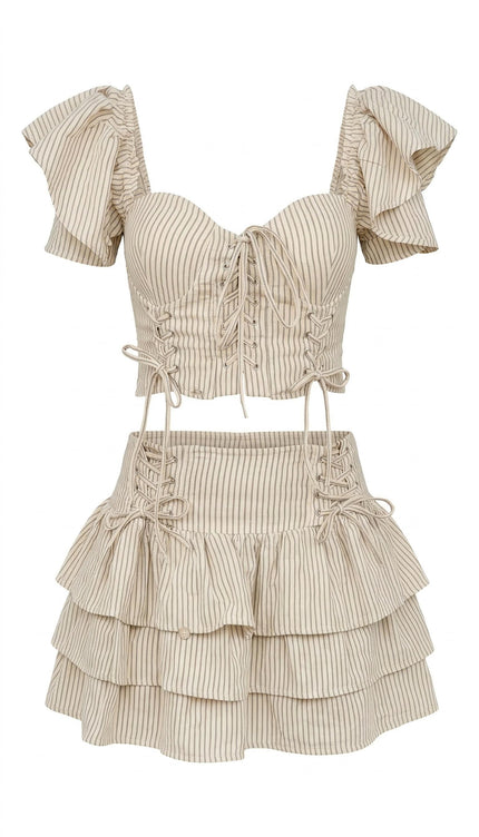 Echo Crop & Mini Skirt
