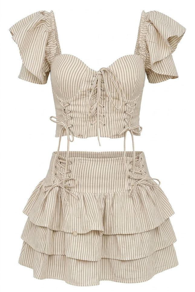 Echo Crop & Mini Skirt