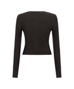 Galeri görüntüleyicisine resmi yükle, 071298 CREW NECK KNIT CROP TOP - Mona Zyp
