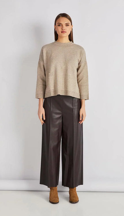 BOL PAÇA DERİ KAPRİ - Mona Zyp