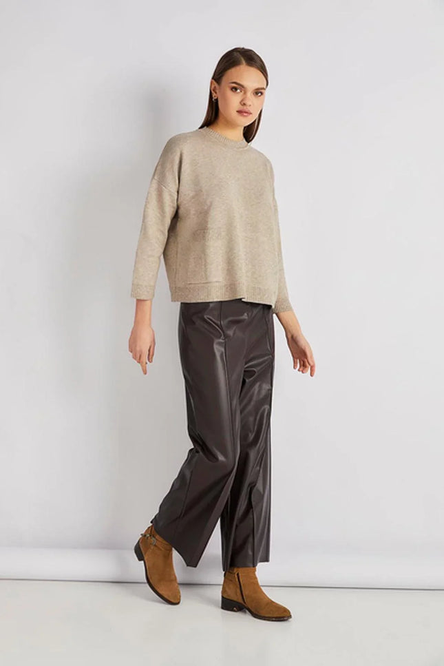 BOL PAÇA DERİ KAPRİ - Mona Zyp