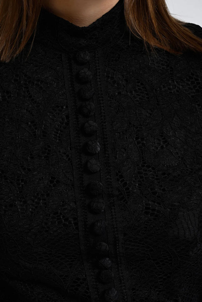 Lace Dress Siyah Elbise