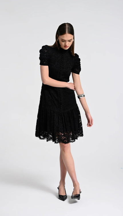 Lace Dress Siyah Elbise