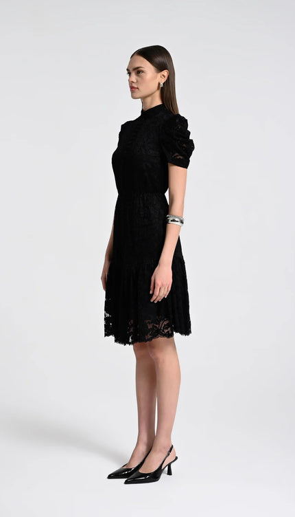 Lace Dress Siyah Elbise