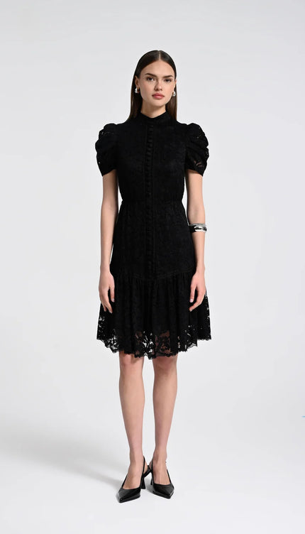 Lace Dress Siyah Elbise