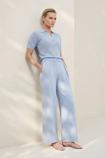 <h1>Pileli Bol Paça Pantolon</h1>