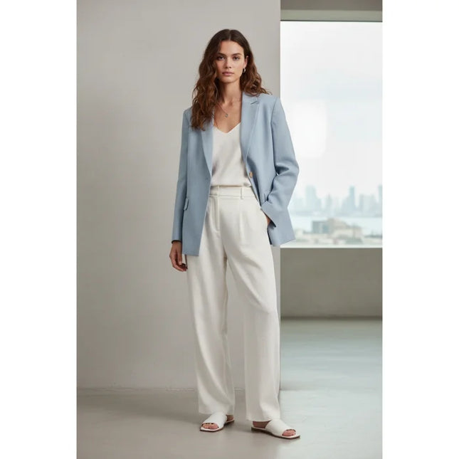 The Azurra - Linen Blazer Ceket