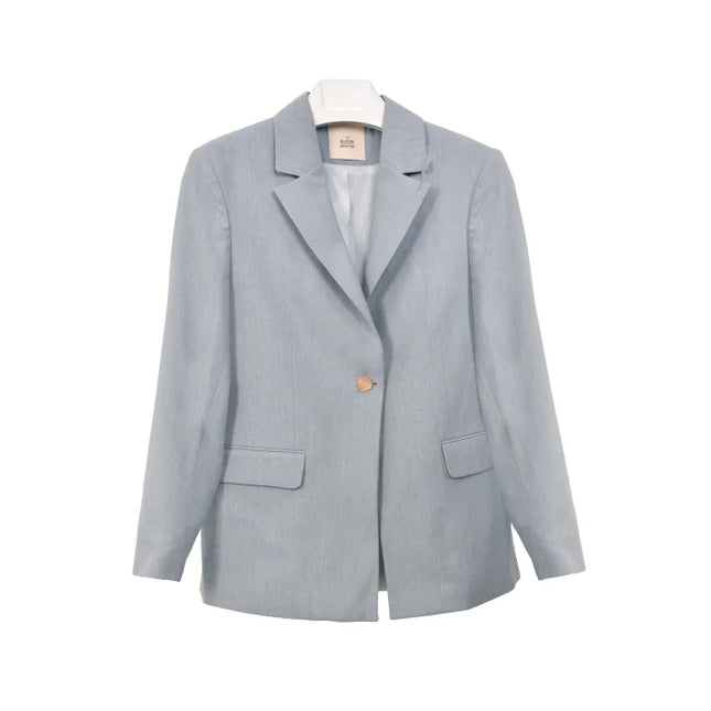 The Azurra - Linen Blazer Ceket