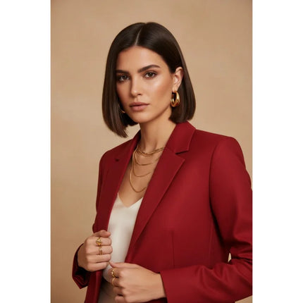 The Rouge Blazer Ceket Düğmeli