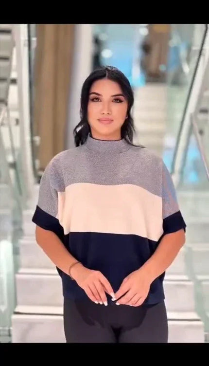 Yarım Balıkçı Yaka Triko Kazak